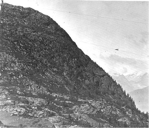 Georges Chavez in the Simplon Pass