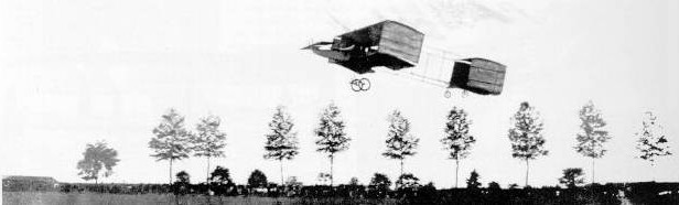 Henry Farman takes off for Europe's first cross-country