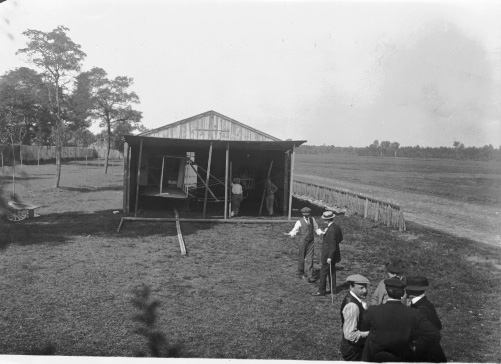 Wright Flyer at Hunaudi&egrave;res