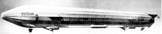 The passenger Zeppelin 'Deutschland'